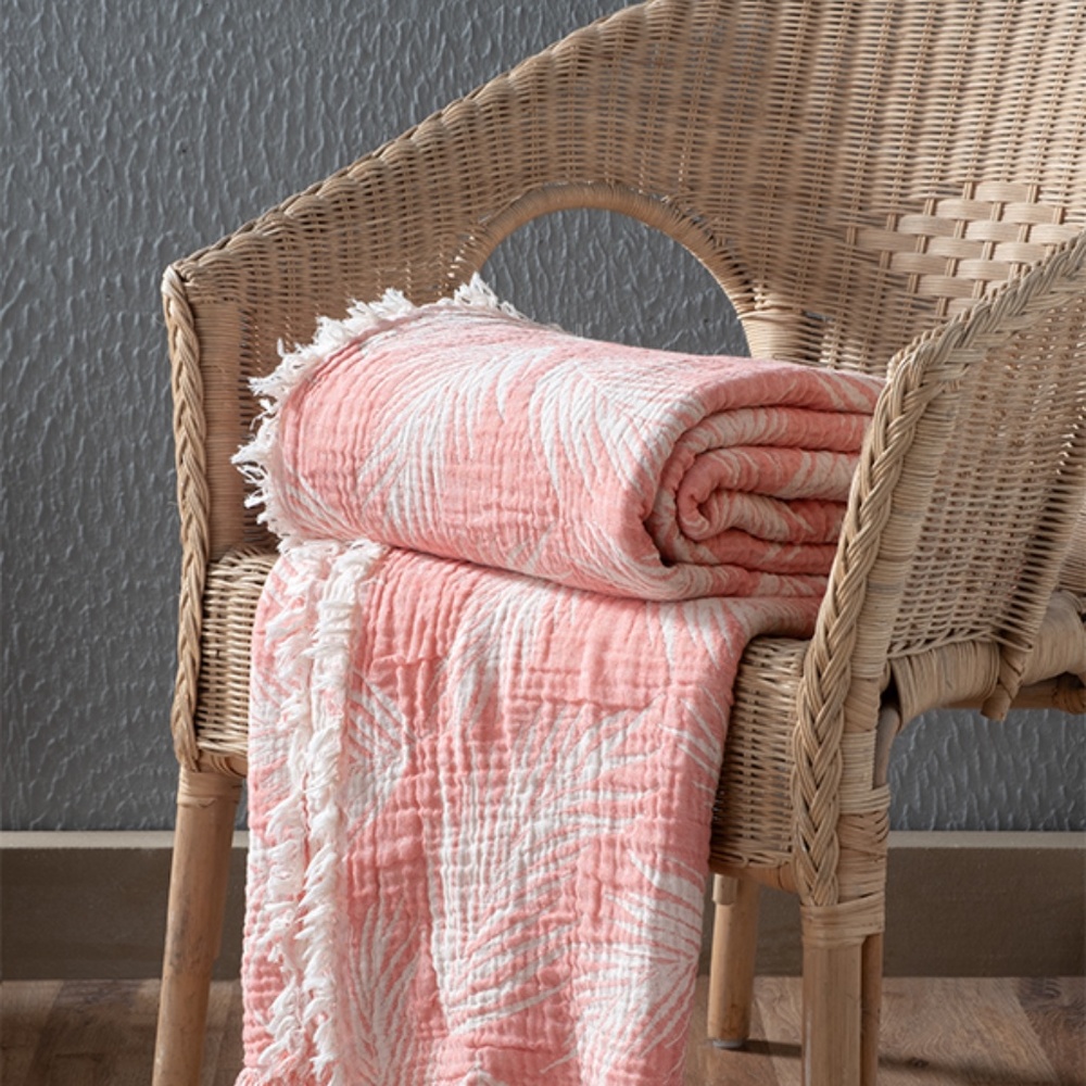 Suvi NYC Throw Blanket, 100 % Quality Turkish Cotton, Lightweight Super Soft War